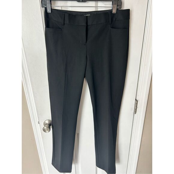 Express columnist black dress pants size 4R straight leg - Picture 1 of 6